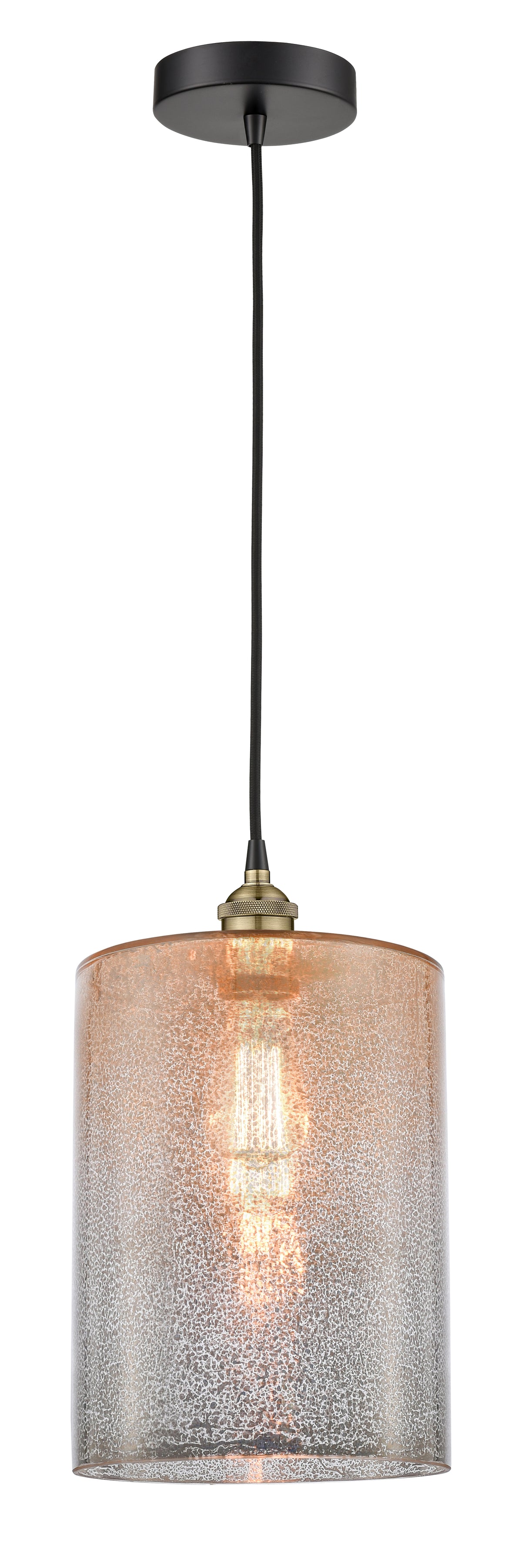 Edison Mini Pendant Cast Brass Antique