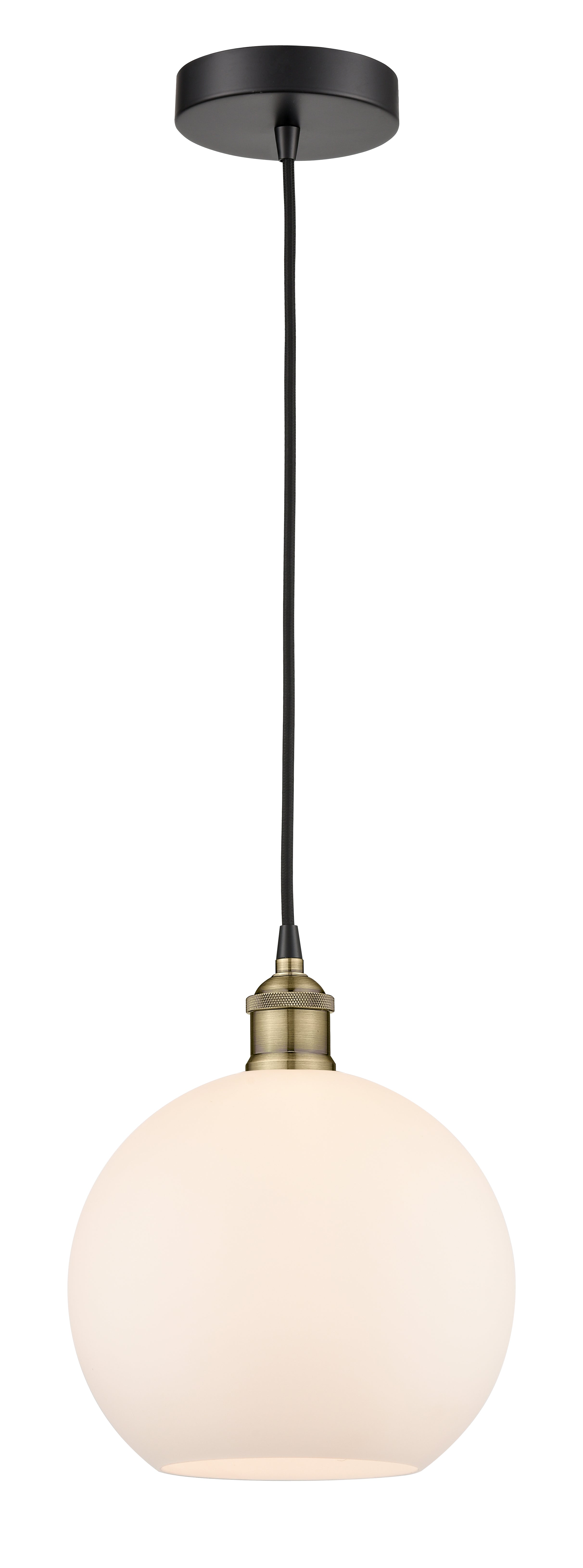 Edison Mini Pendant Antique Brass Finish