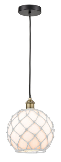 Edison Mini Pendant Antique Brass 10 Inch