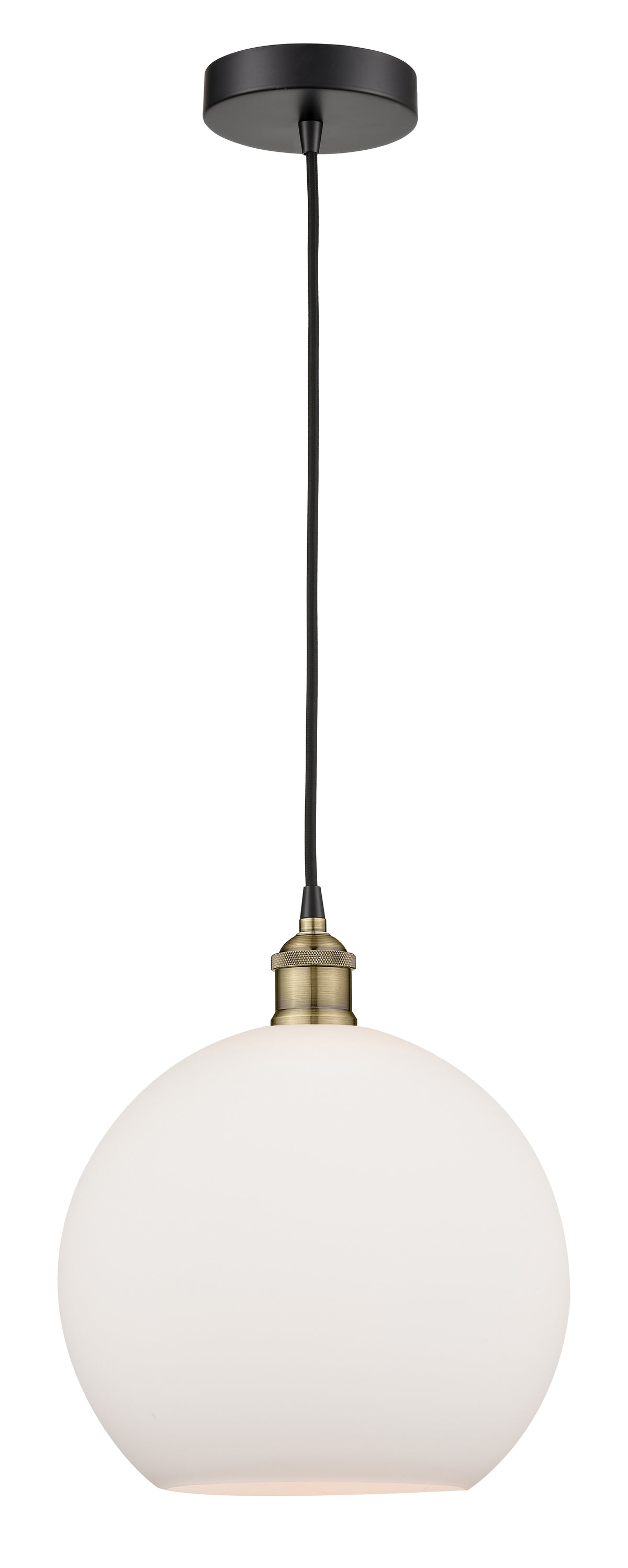 Edison Mini Pendant Antique Brass Finish