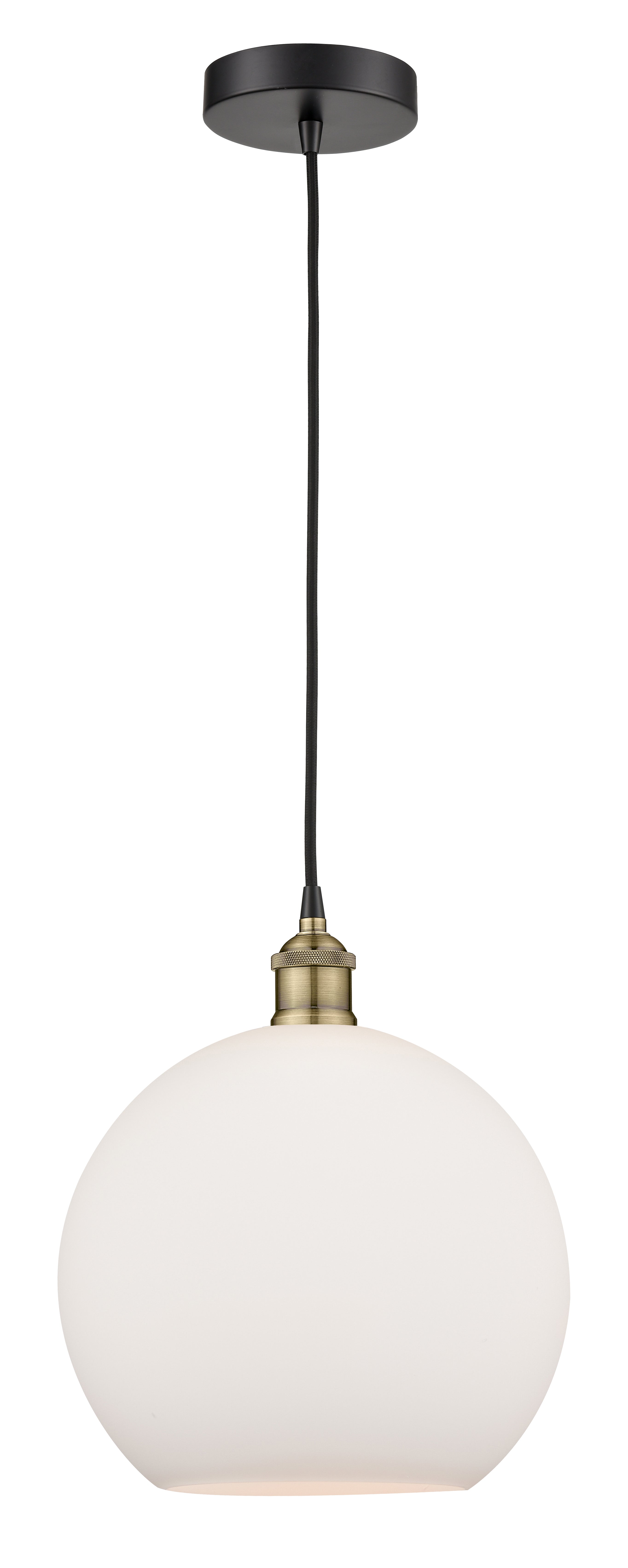 Edison Mini Pendant Antique Brass Finish