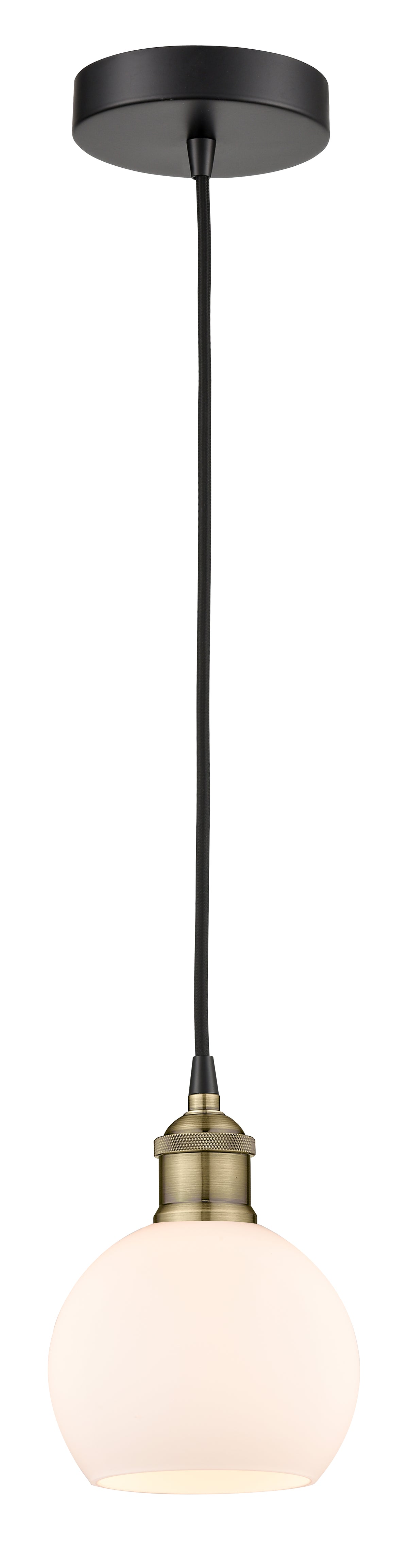 Edison Mini Pendant Antique Brass Finish