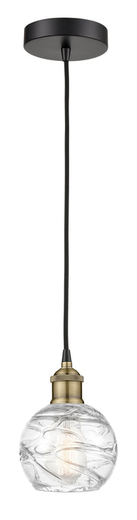 Edison Mini Pendant Antique Brass Finish