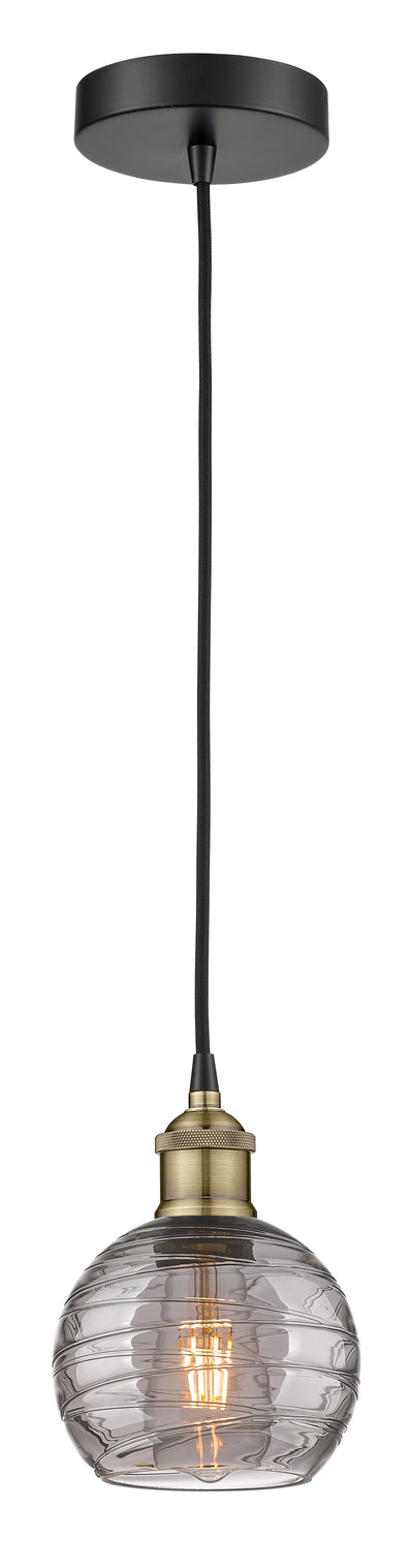 Edison Mini Pendant Antique Brass Finish