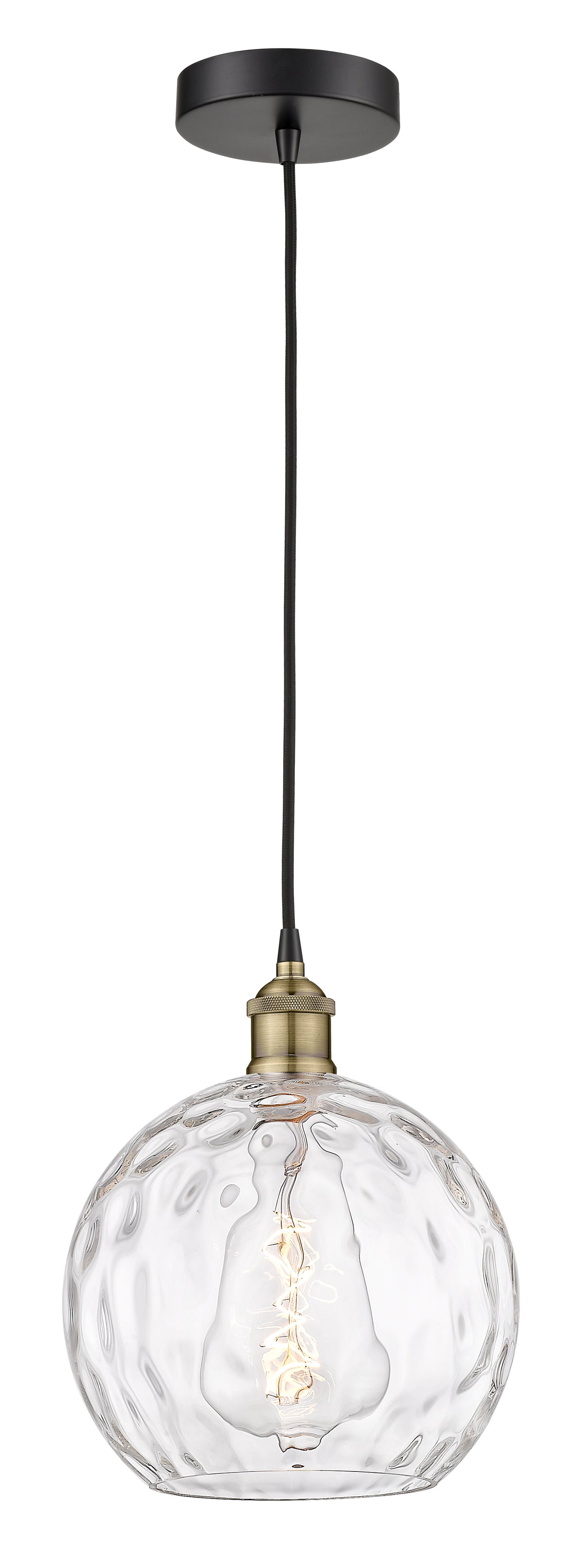 Edison Mini Pendant Antique Brass Finish