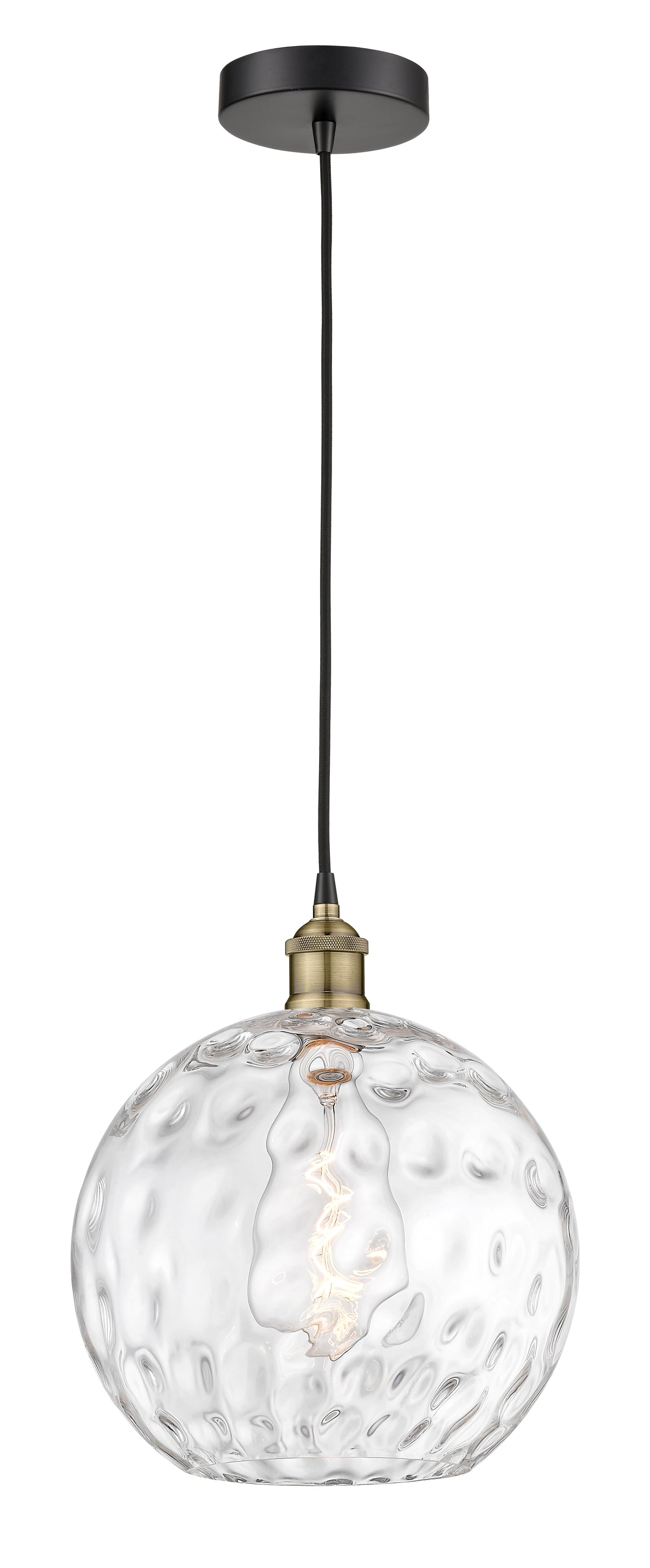 Edison Mini Pendant Antique Brass Finish