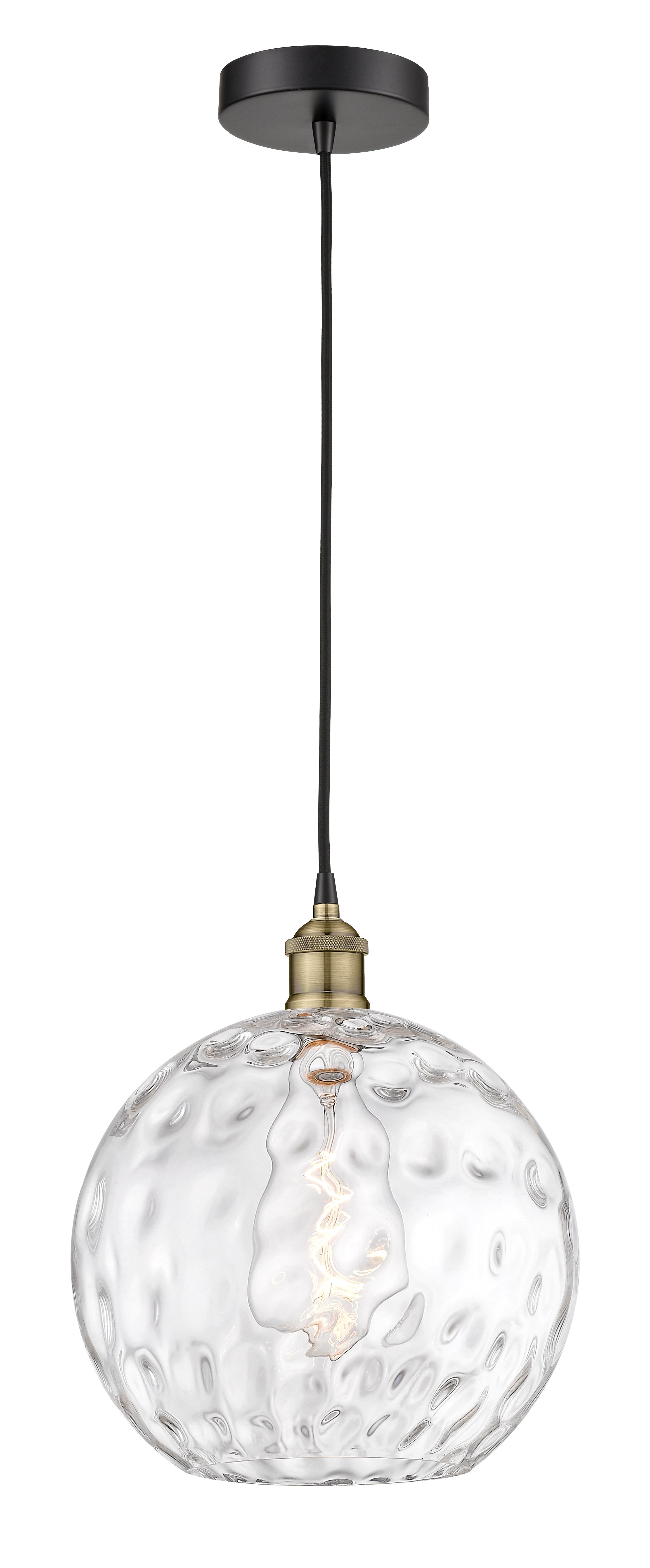 Edison Mini Pendant Antique Brass Finish
