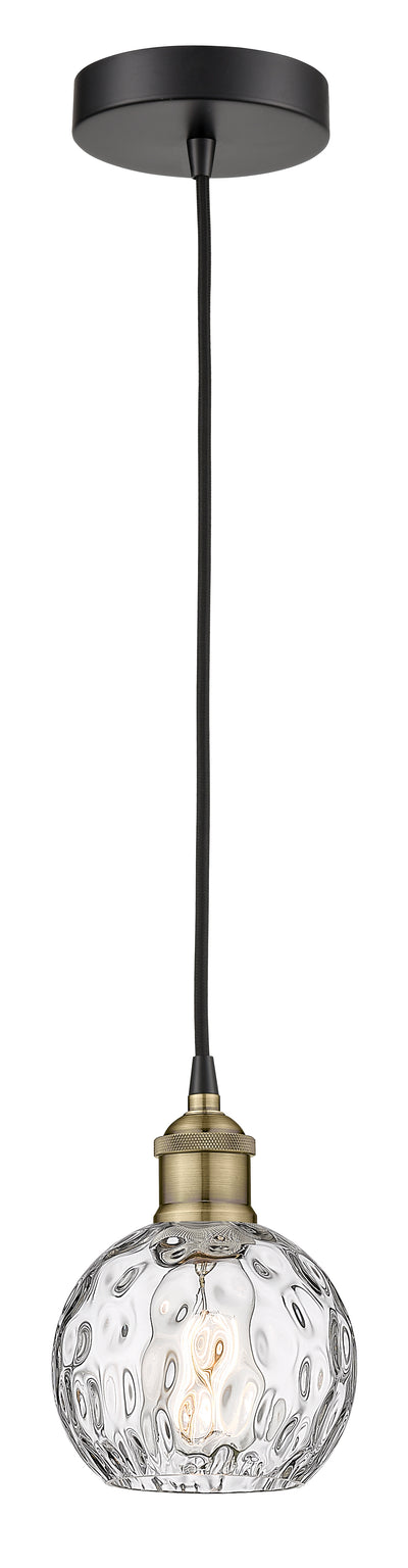 Edison Mini Pendant Antique Brass 10 Inch
