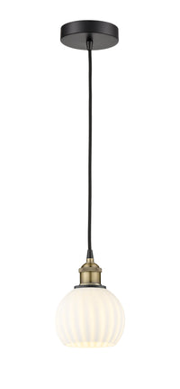 Edison Mini Pendant 6 Lights Cast Brass