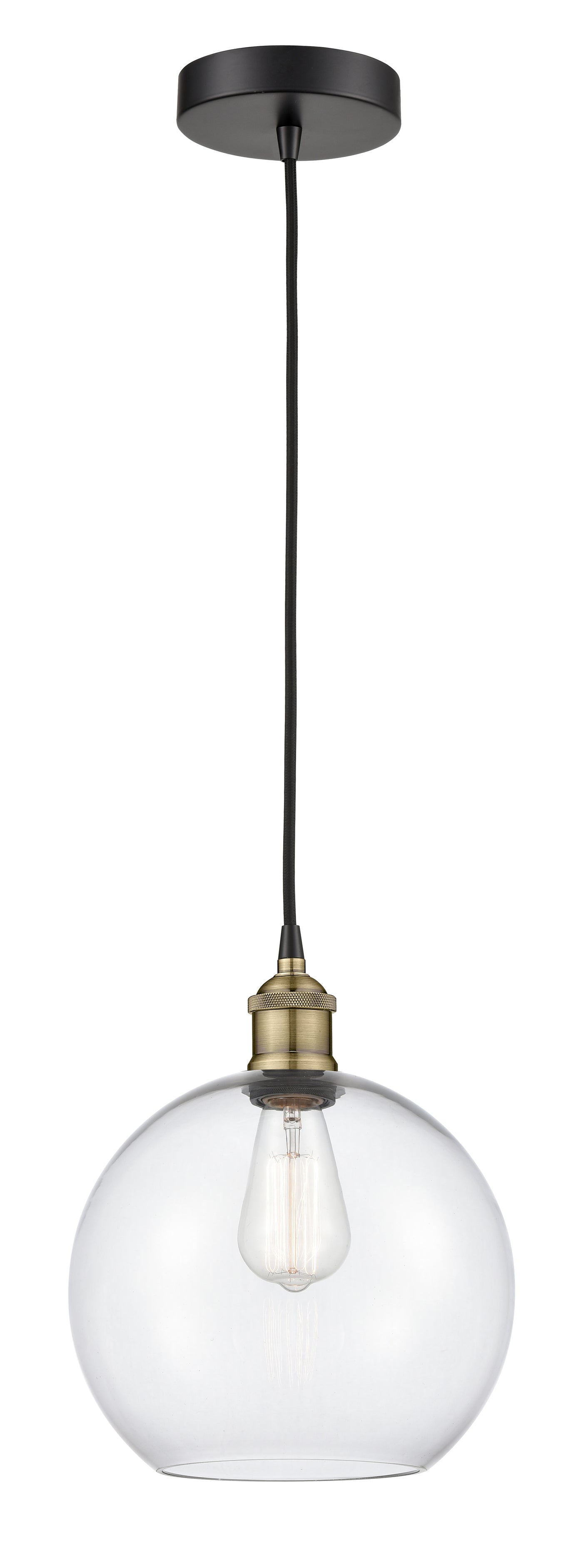 Edison Mini Pendant Antique Brass Finish