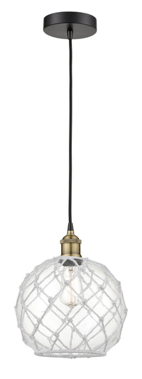 Edison Mini Pendant Antique Brass 10 Inch