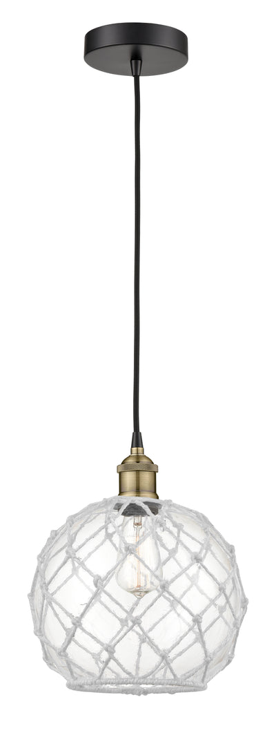 Edison Mini Pendant Antique Brass 10 Inch