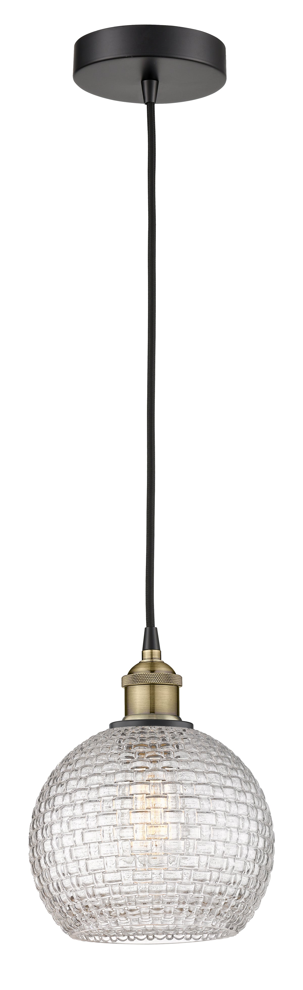 Edison Mini Pendant Antique Brass Finish
