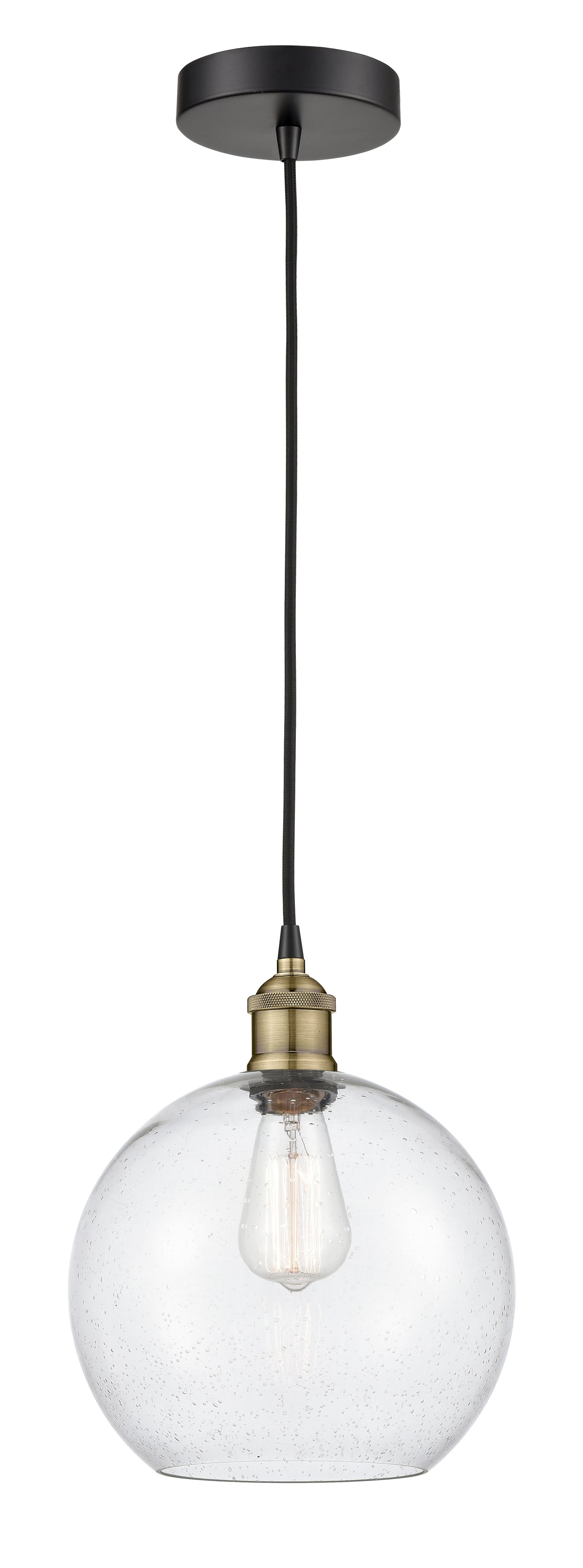 Edison Mini Pendant Antique Brass Finish