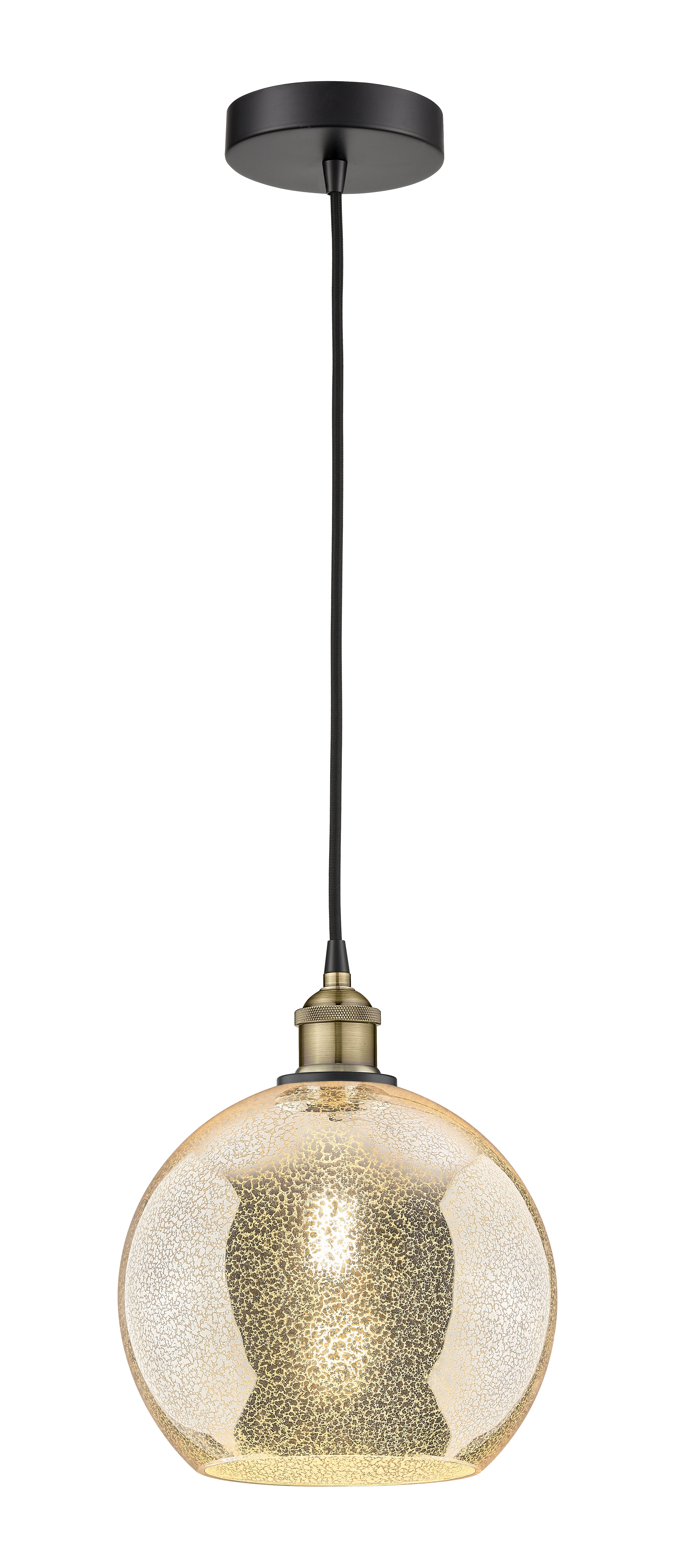 Edison Mini Pendant Antique Brass Finish