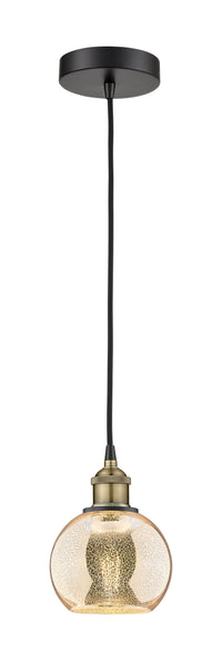 Edison Mini Pendant Antique Brass Finish