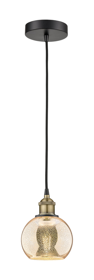 Edison Mini Pendant Antique Brass Finish