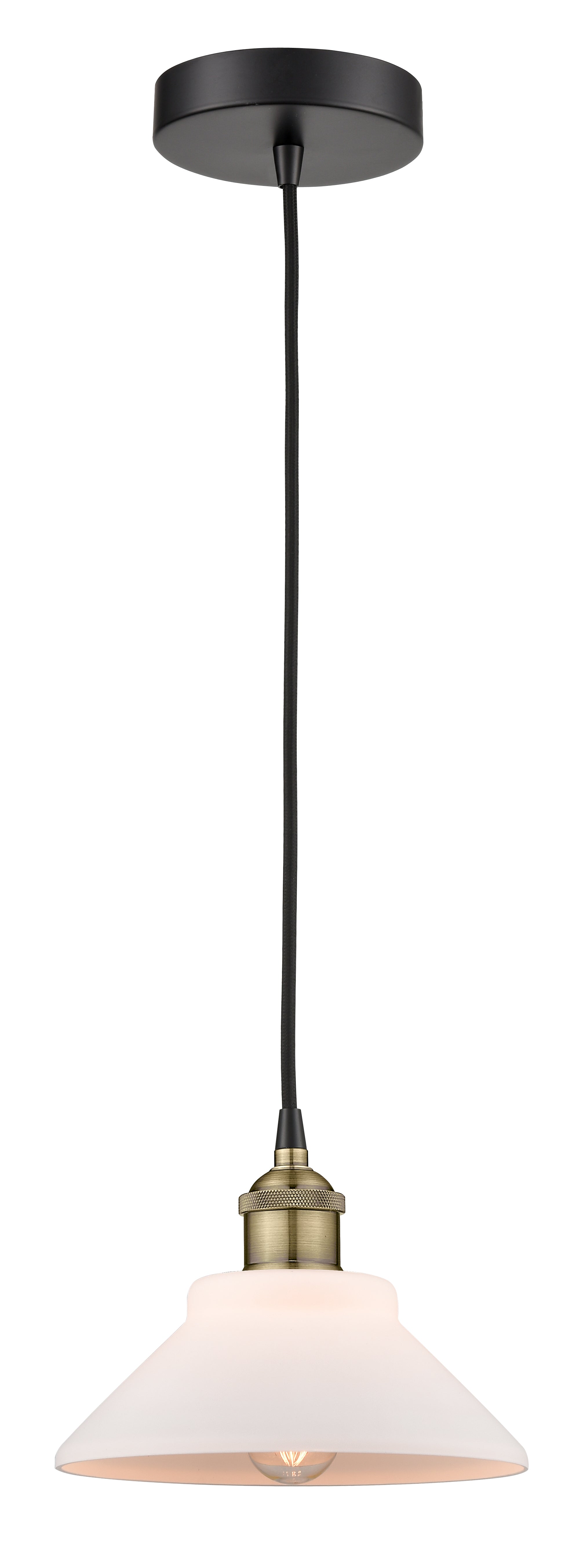 Edison Mini Pendant Antique Brass Finish
