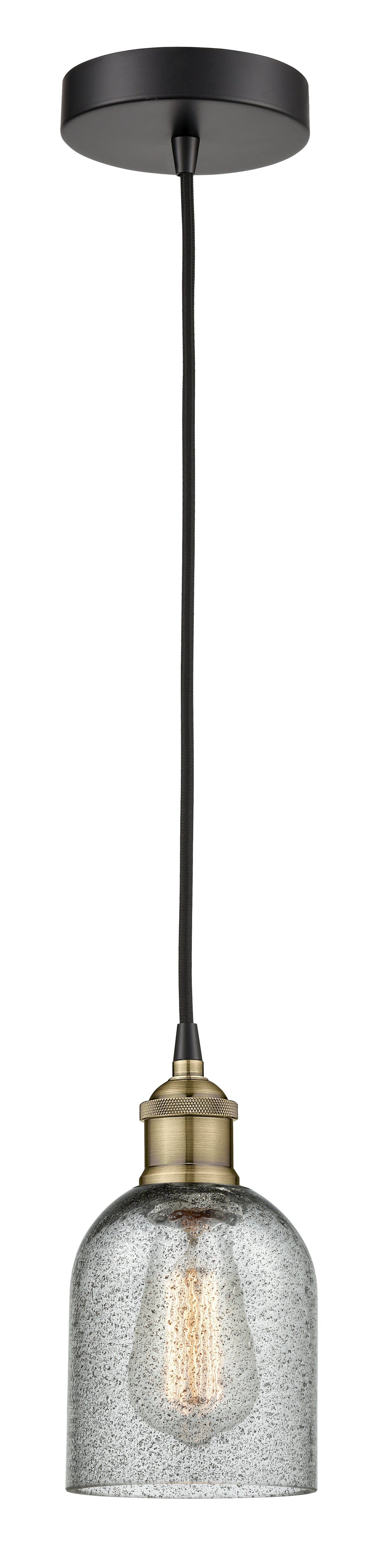 Edison Mini Pendant Antique Brass Finish