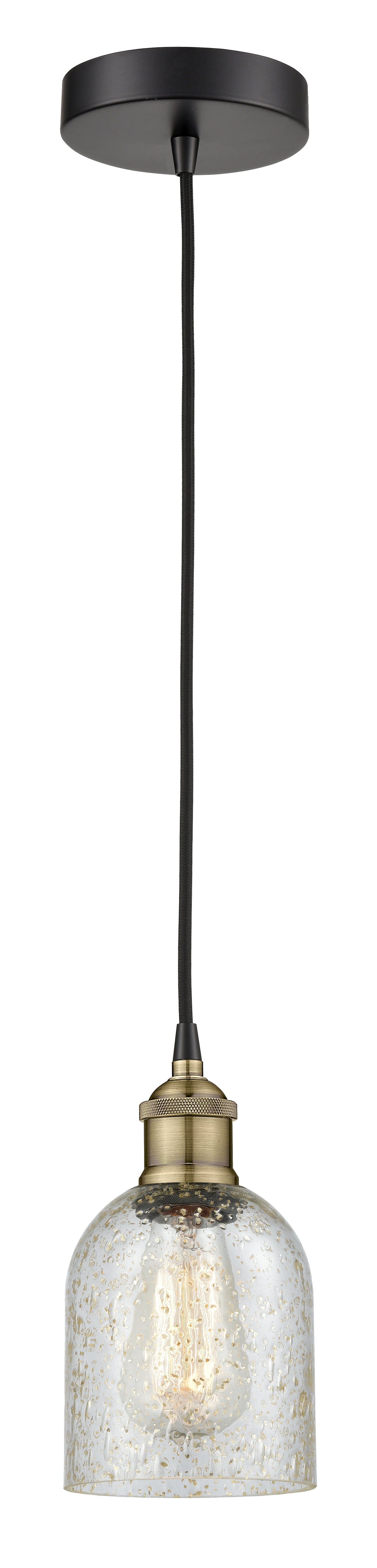 Edison Mini Pendant Antique Brass Finish