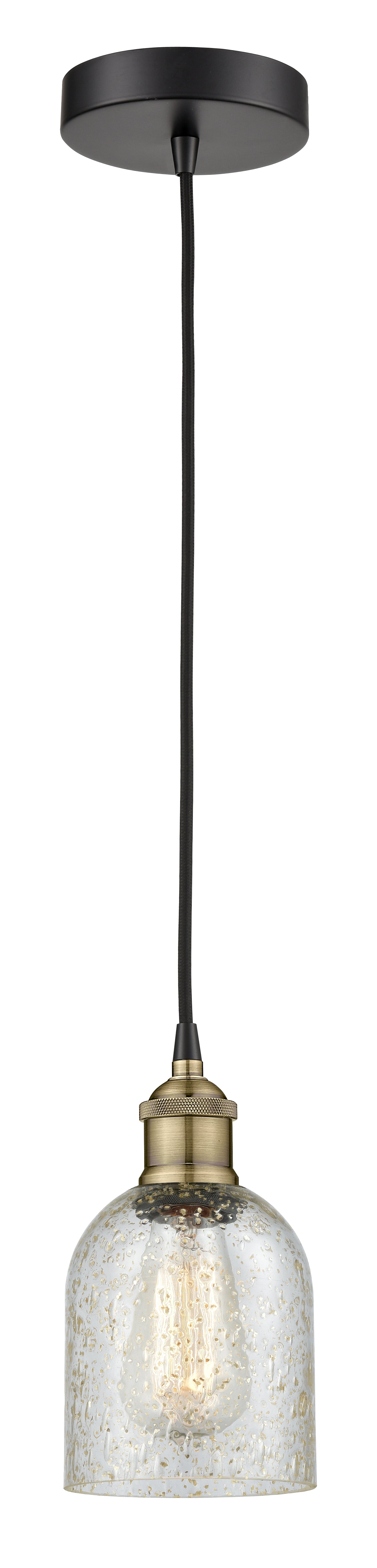 Edison Mini Pendant Antique Brass Finish