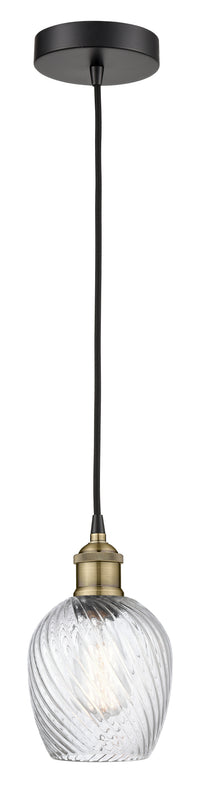 Edison Mini Pendant Antique Brass Finish