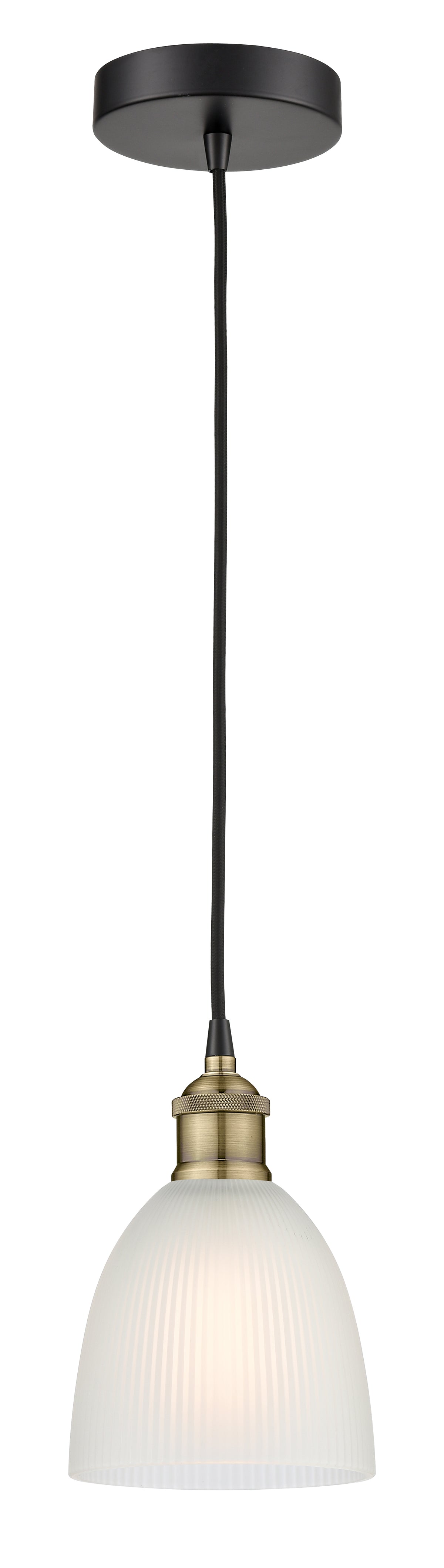 Edison Mini Pendant Antique Brass Finish