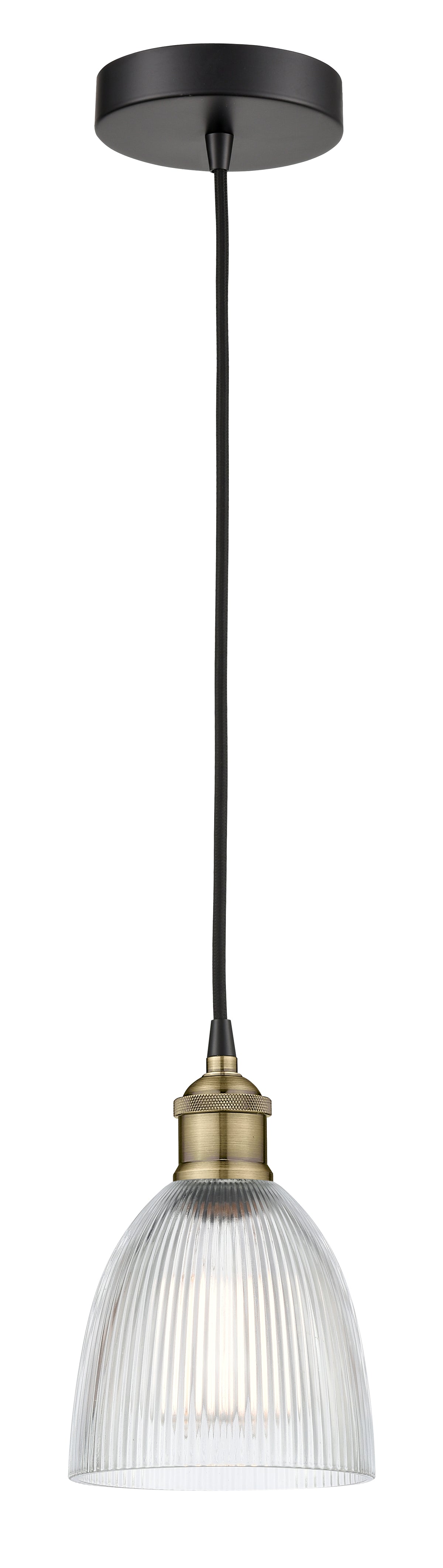 Edison Mini Pendant Antique Brass Finish