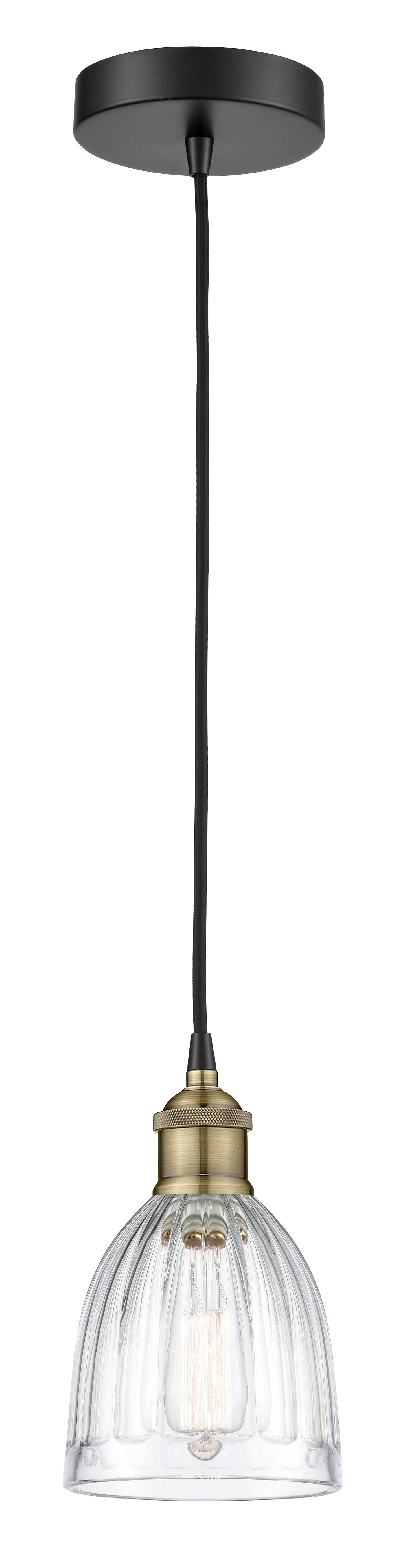 Edison Mini Pendant Antique Brass Finish