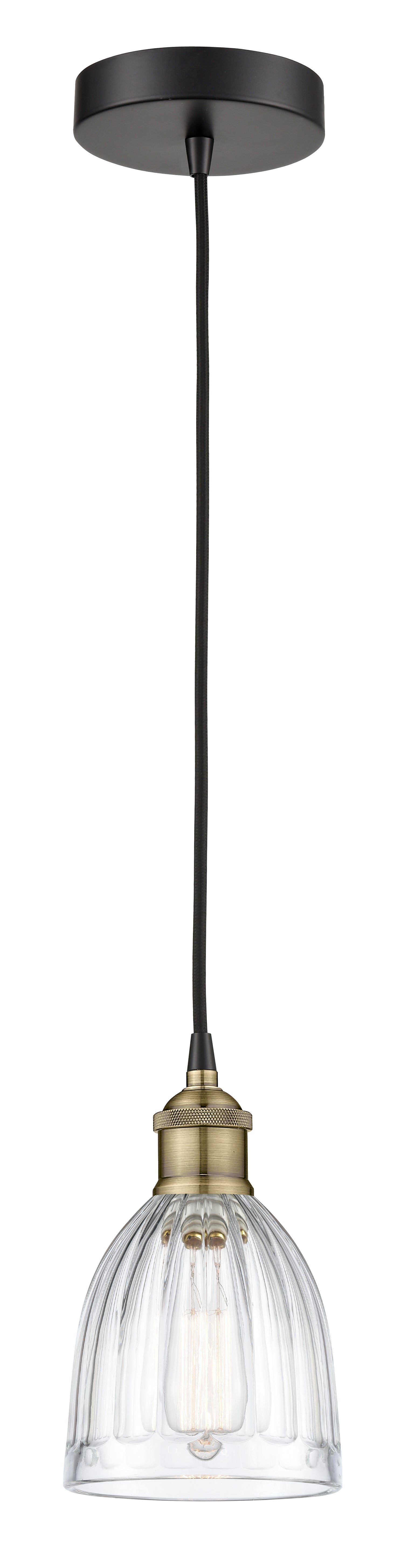 Edison Mini Pendant Antique Brass Finish