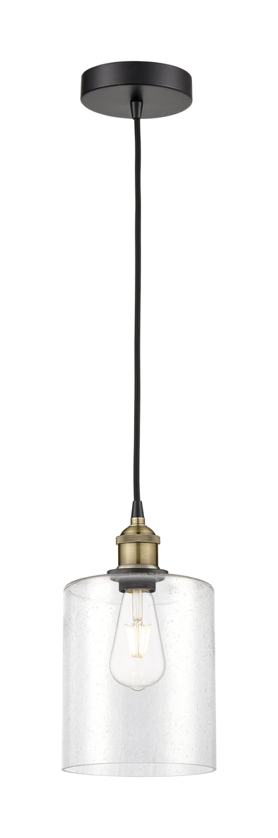 Edison Mini Pendant Antique Brass Cast