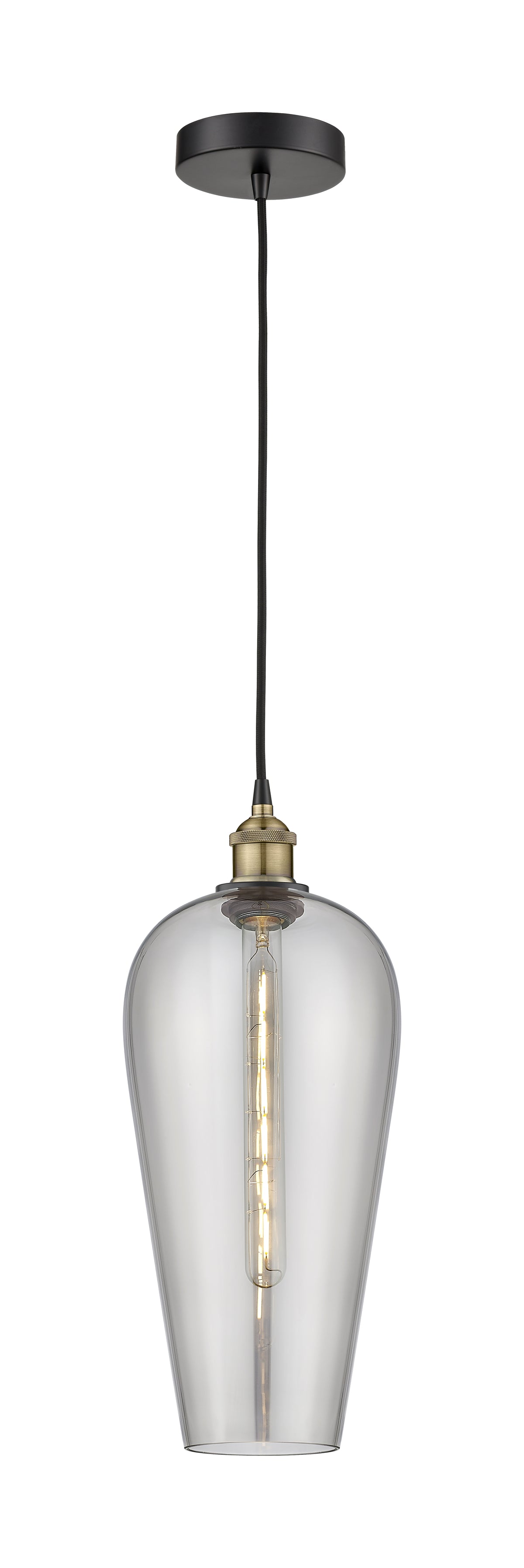 Edison Mini Pendant Antique Brass Finish