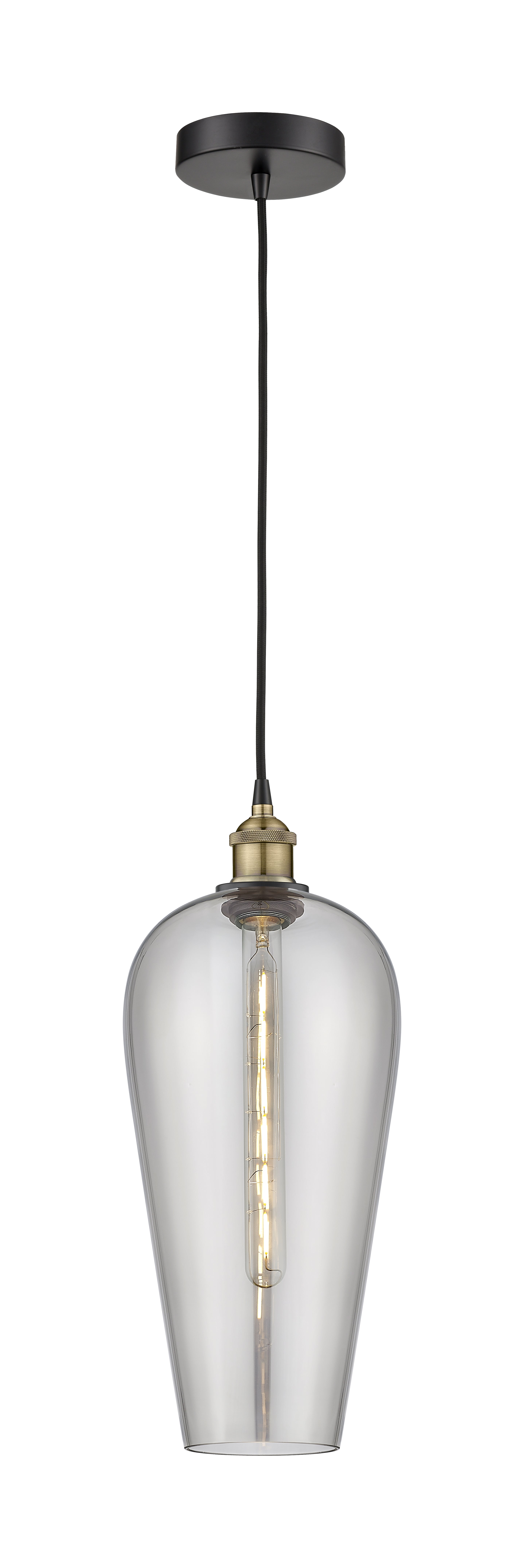 Edison Mini Pendant Antique Brass Finish