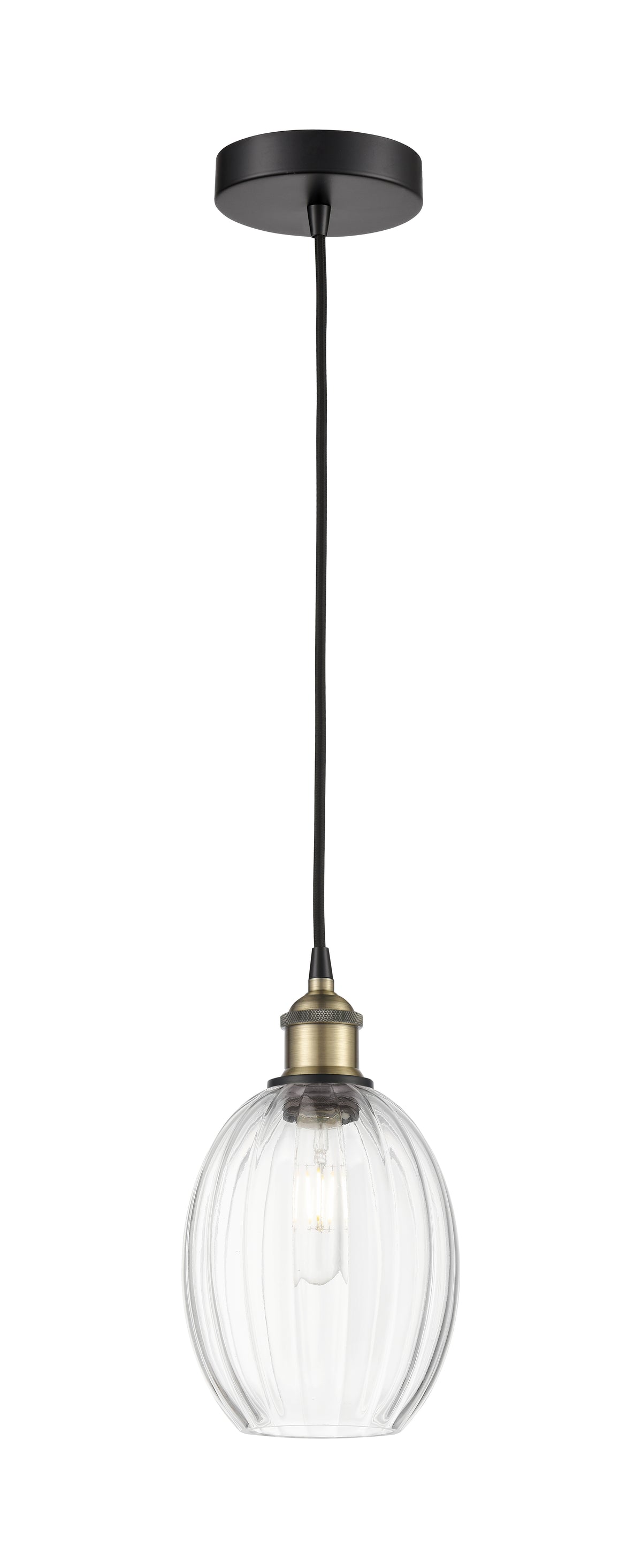 Edison Mini Pendant Antique Brass Finish