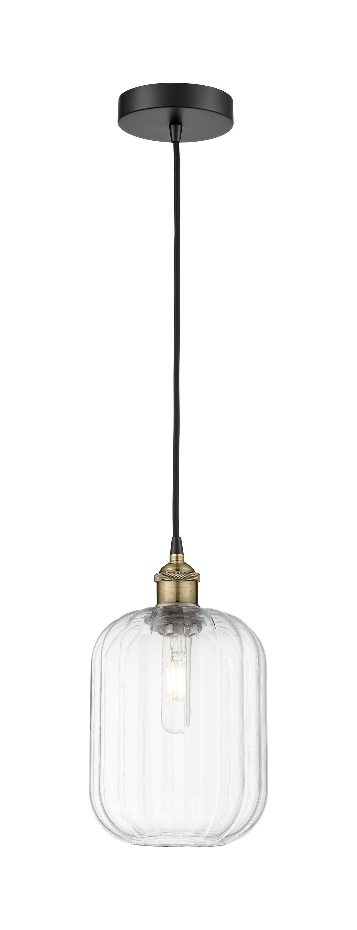 Edison Mini Pendant Antique Brass Finish
