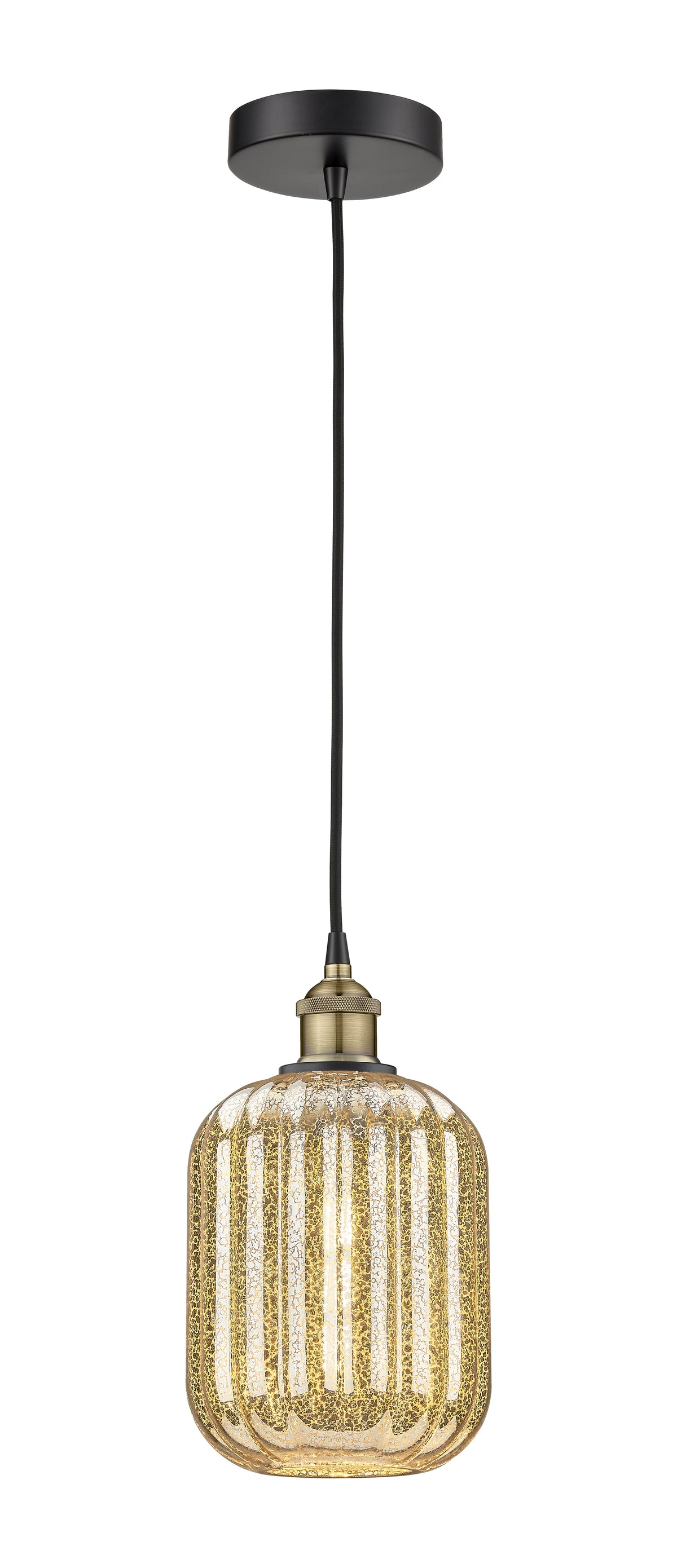 Edison Mini Pendant Antique Brass Finish