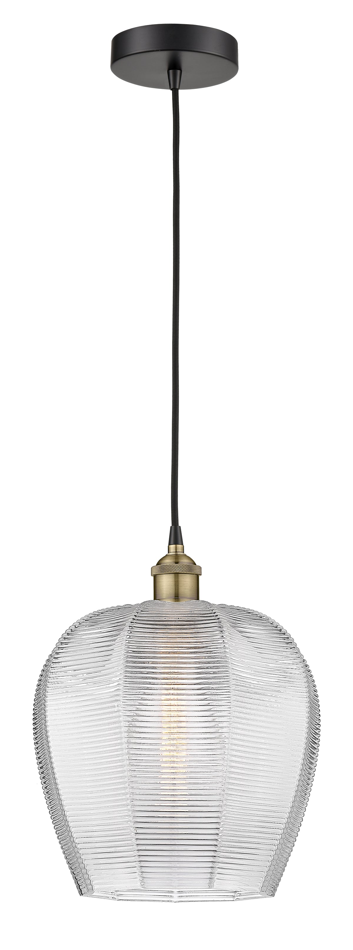 Edison Mini Pendant Antique Brass Cast