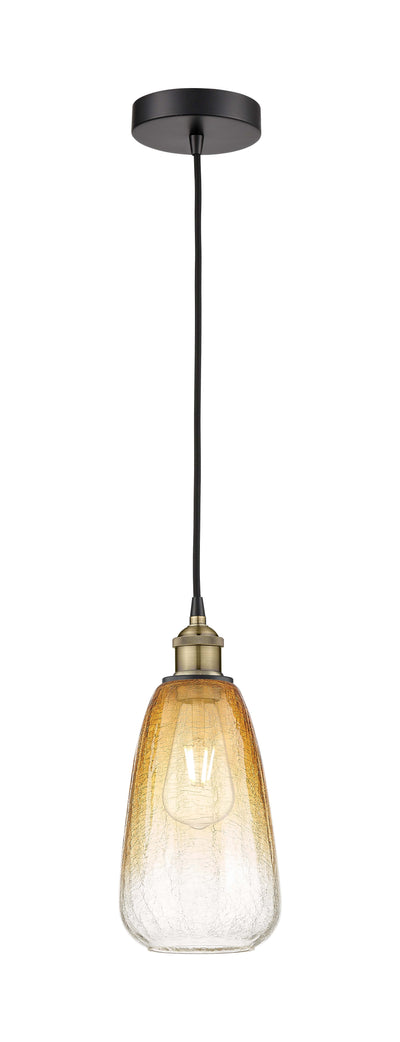 Edison Mini Pendant Antique Brass Finish