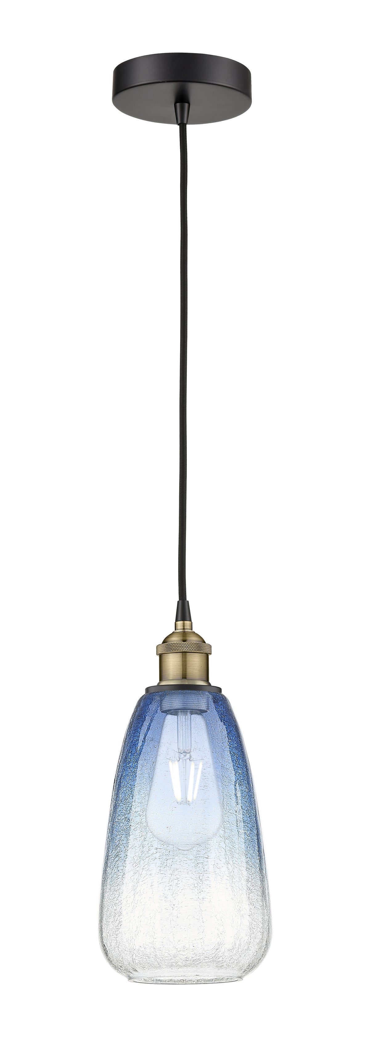 Edison Mini Pendant Antique Brass Finish