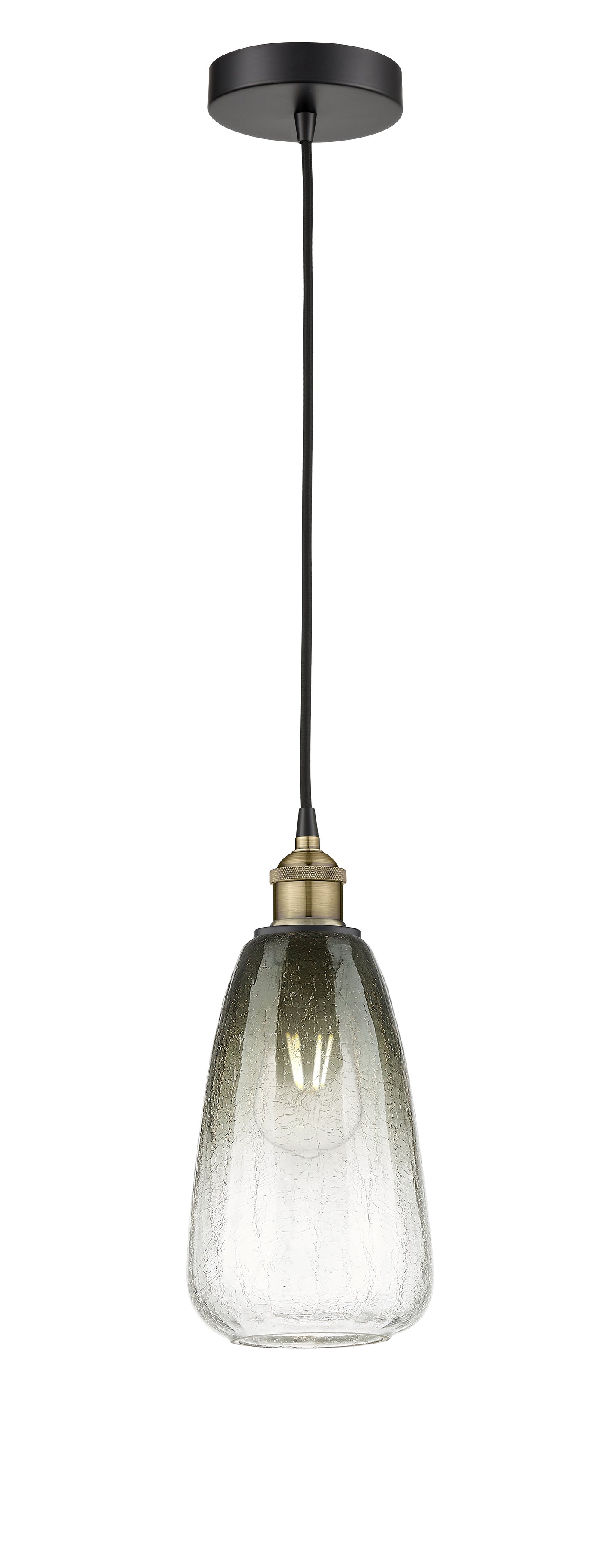 Edison Mini Pendant Antique Brass Finish