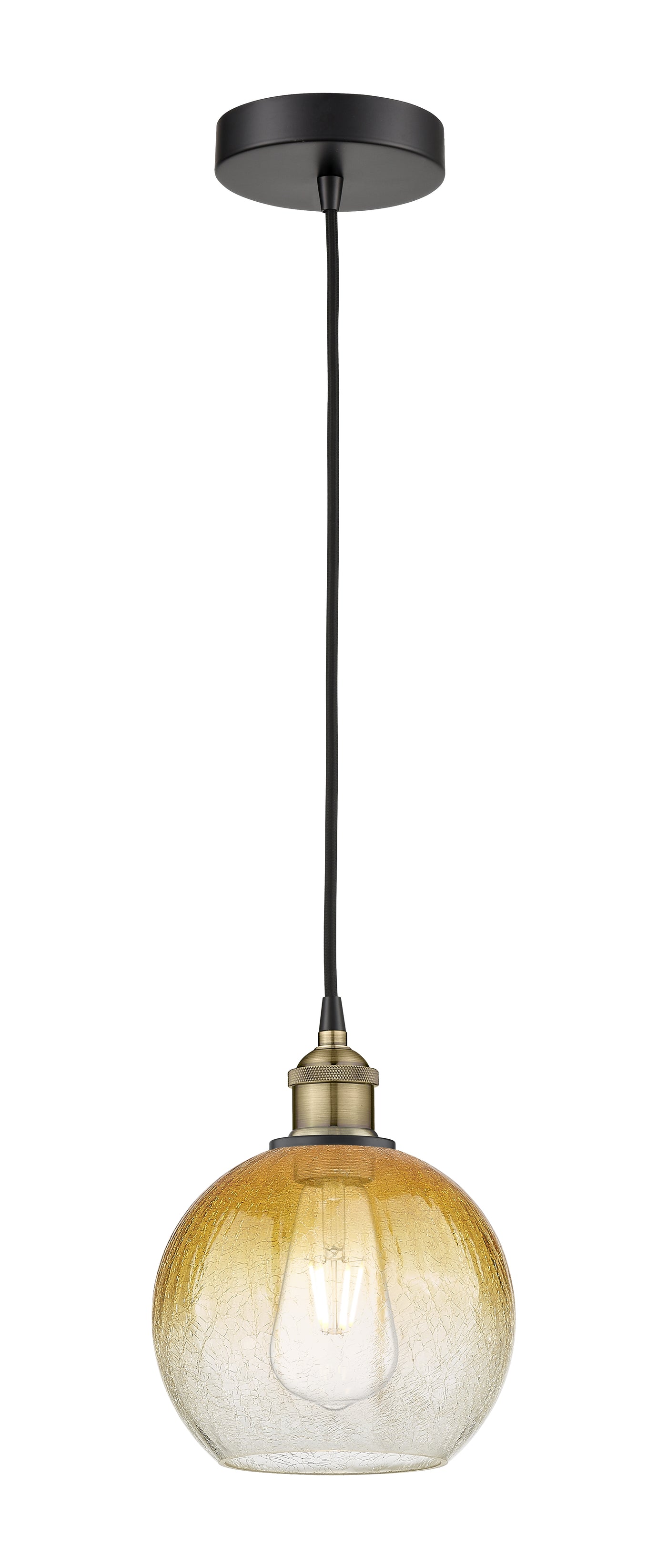 Edison Mini Pendant Antique Brass Finish