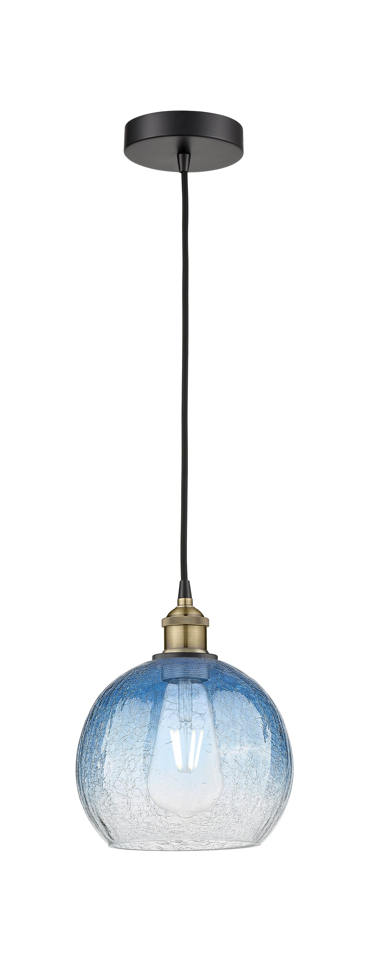 Edison Mini Pendant Antique Brass Finish