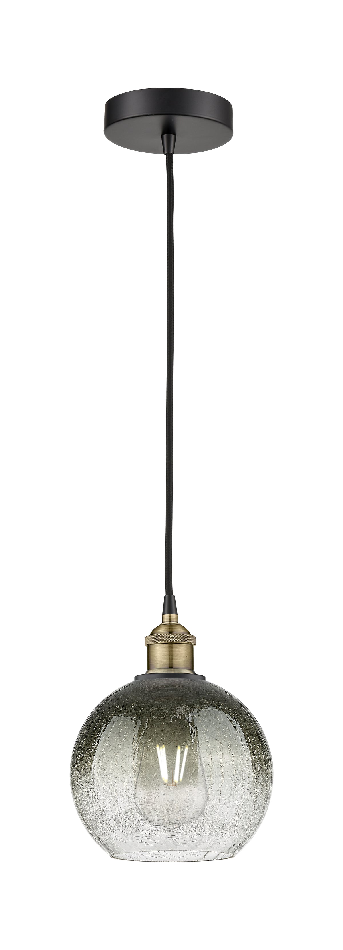 Edison Mini Pendant Antique Brass Finish