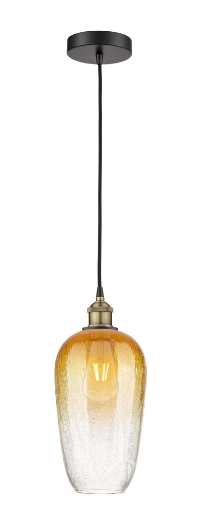 Edison Mini Pendant Antique Brass 7 Inch