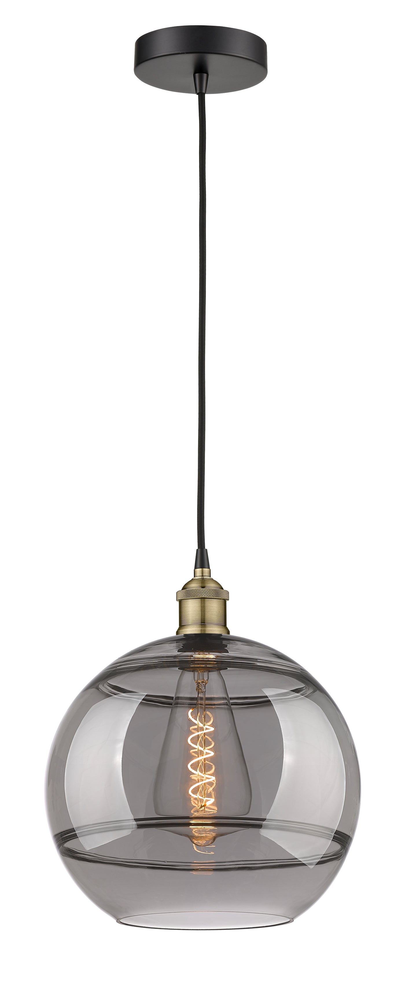 Edison Mini Pendant Antique Brass Cast Brass