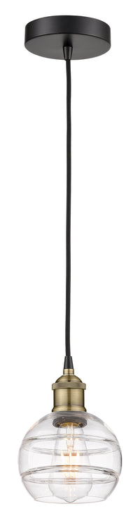 Edison Mini Pendant Antique Brass 5.875 Inch