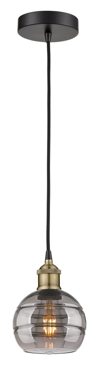 Edison Mini Pendant Antique Brass 5.875 Inch