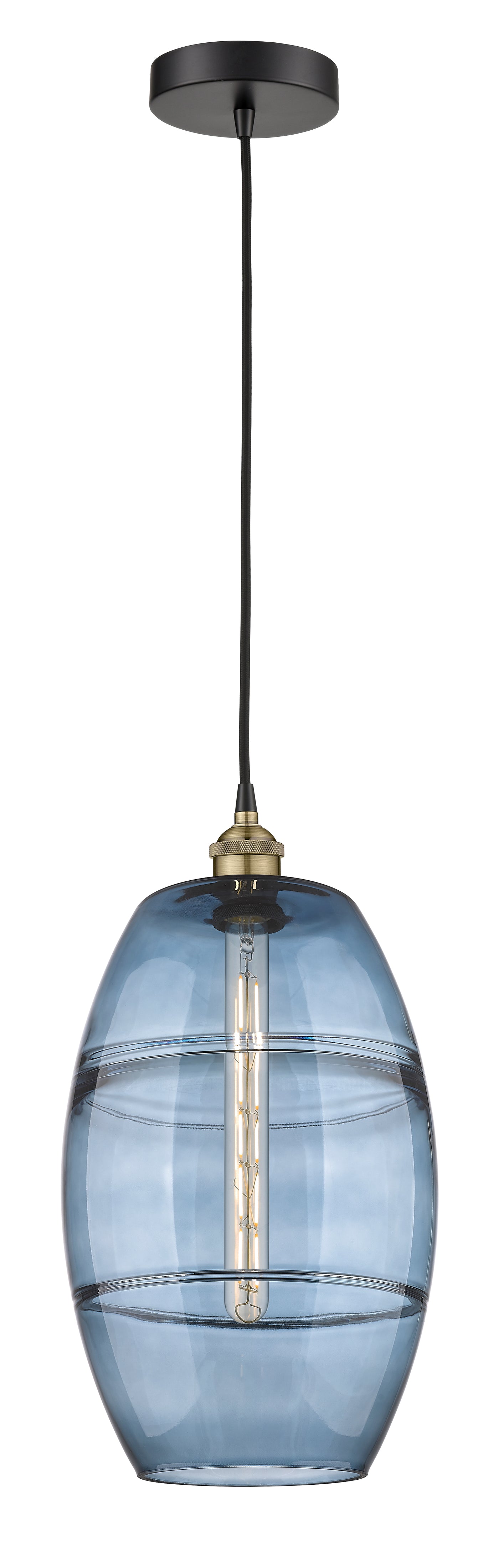 Edison Mini Pendant Antique Brass Finish