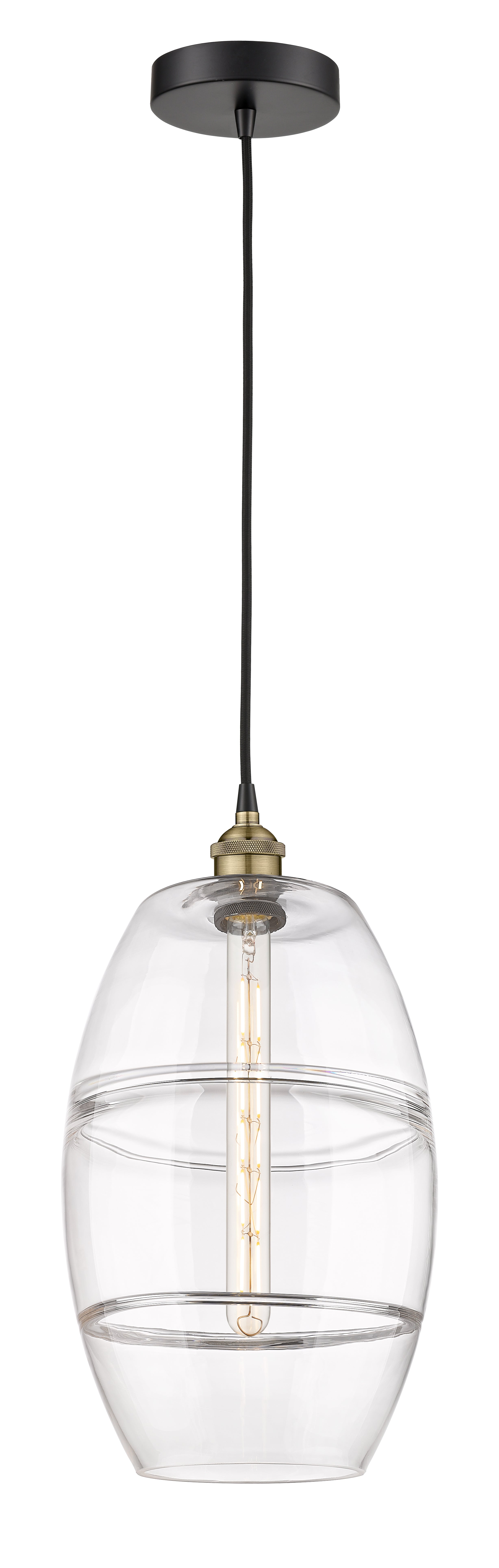 Edison Mini Pendant Antique Brass Finish