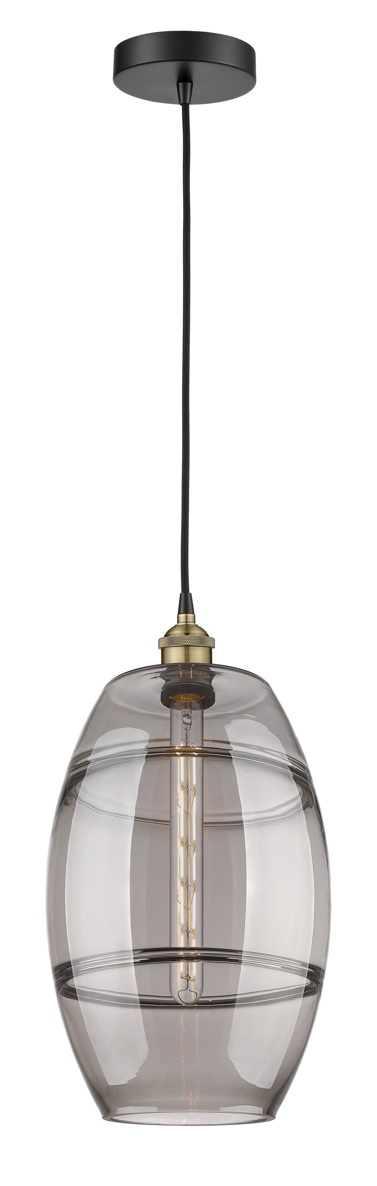 Edison Mini Pendant Antique Brass Finish